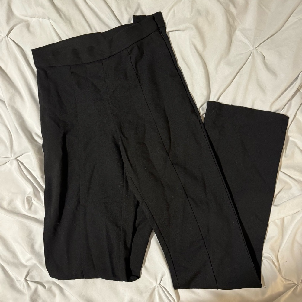 HM Black Flared with Slit Professional Pants
